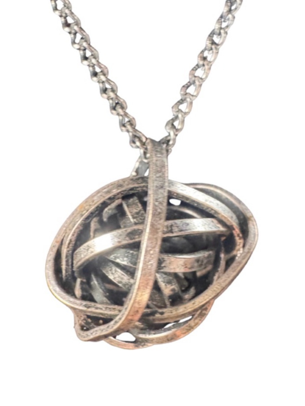 Handmade Stainless Ball Necklace - Picture 2 of 4